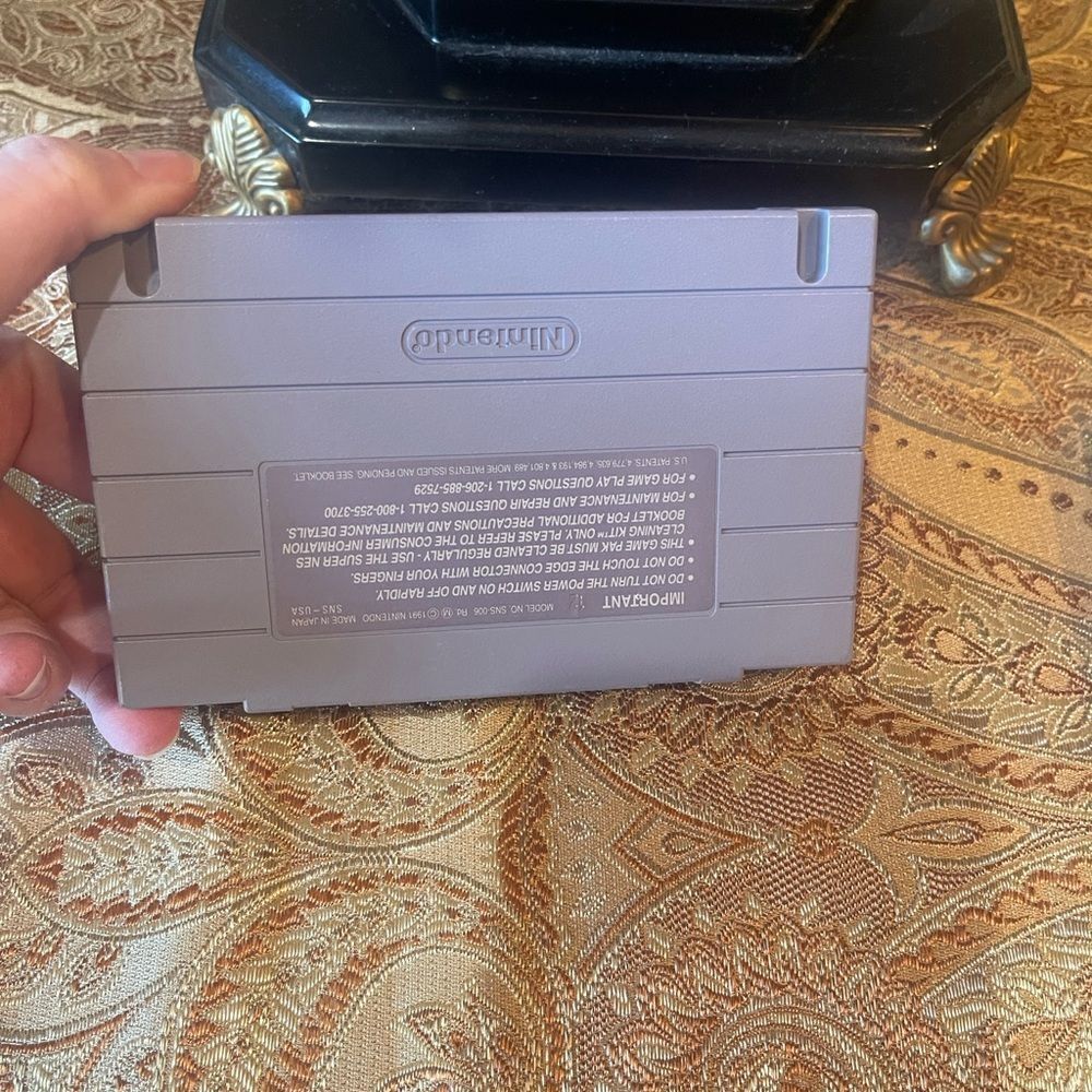 F-Zero SNES Super Nintendo Authentic Tested Working - Picture 4 of 9